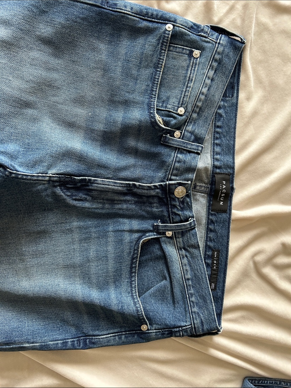 PacSun Blue Women's Slim Straight Denim Jeans